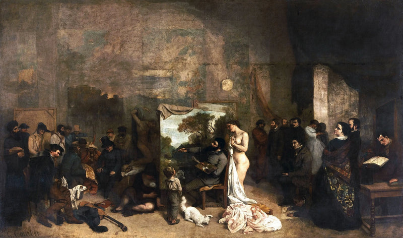 Malerens værksted - Gustave Courbet