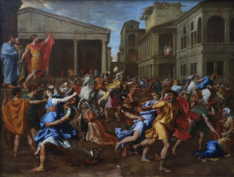 Sabinernes bortførelse - Nicolas Poussin