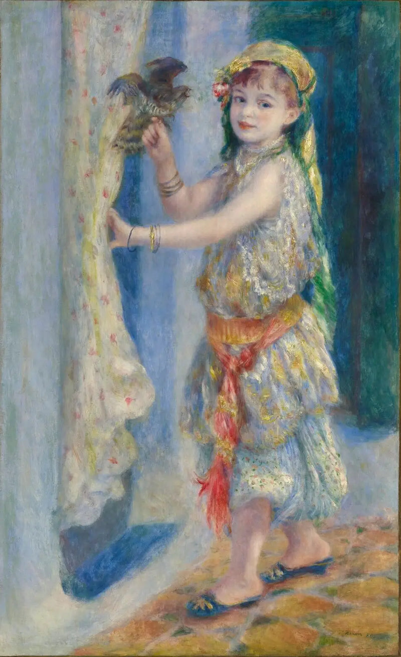 Barnet med fuglen - Pierre-Auguste Renoir