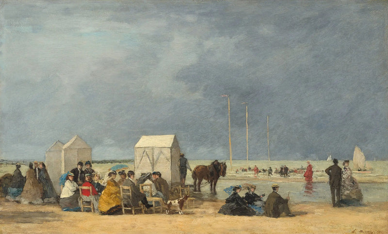 Badetid i Deauville - Eugène Boudin