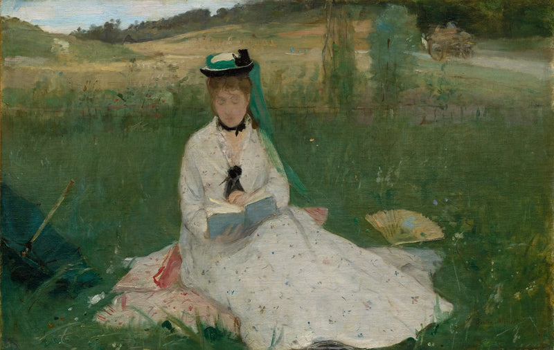 Den grønne parasol - Berthe Morisot