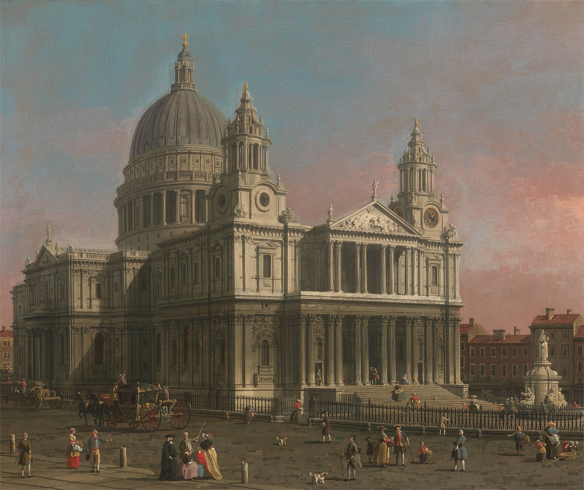 La Cathédrale Saint-Paul - Canaletto
