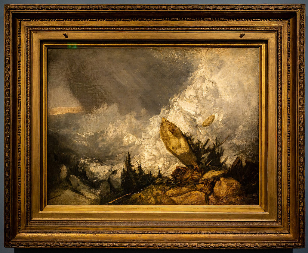 Faldet af en lavine i Graubünden - J. M. W. Turner