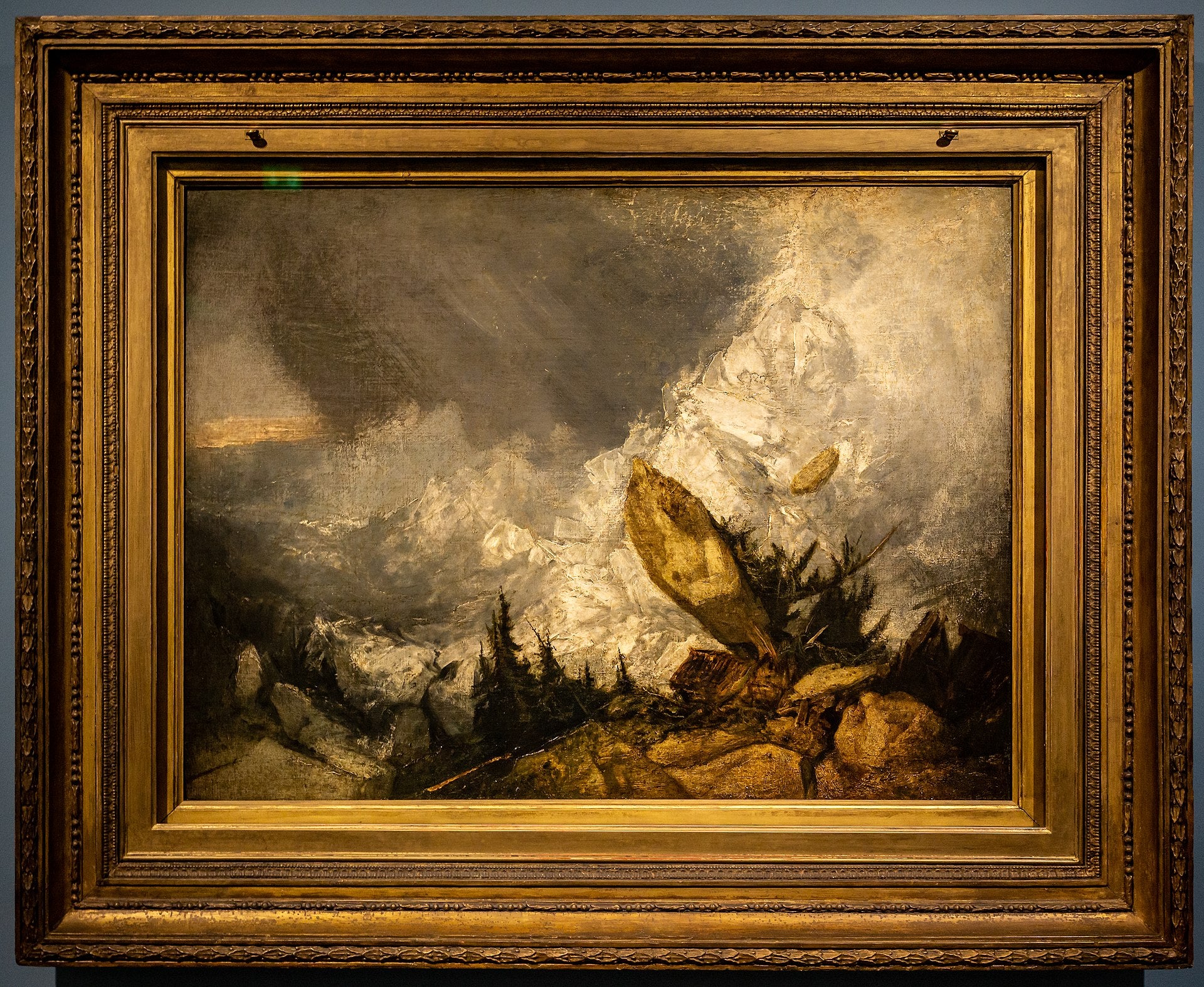 Faldet af en lavine i Graubünden - J. M. W. Turner