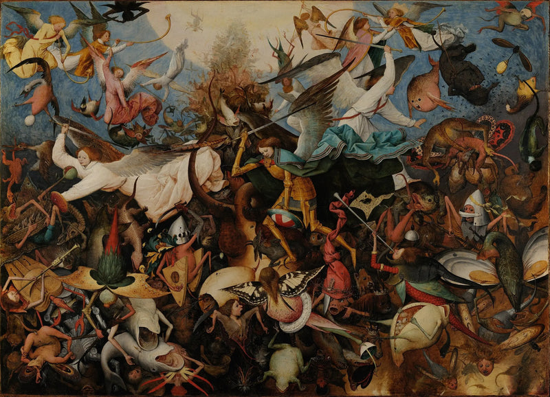 Faldet af de oprørske engle - Pieter Brueghel den Ældre