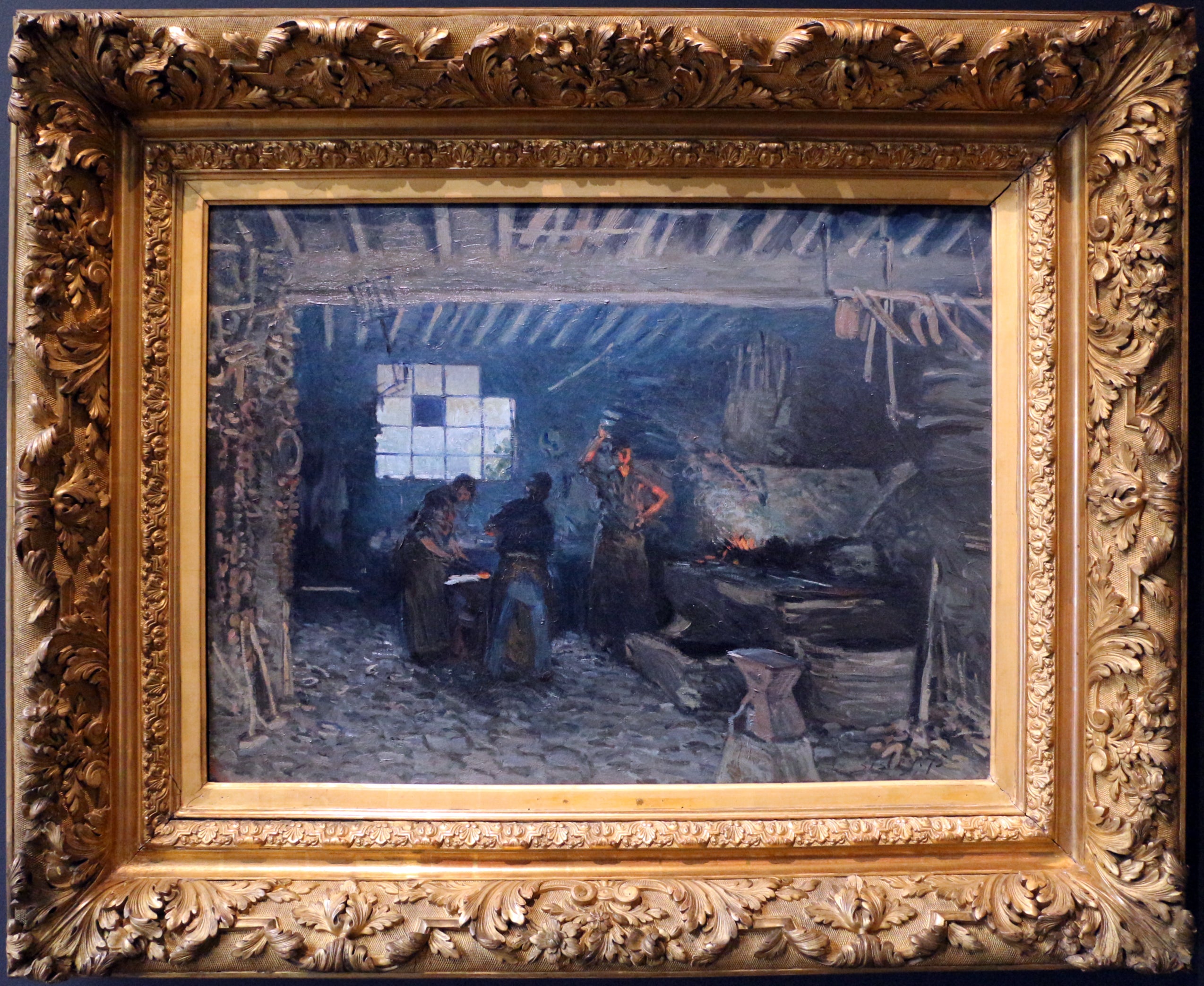 Smedjen i Marly-le-Roi - Alfred Sisley