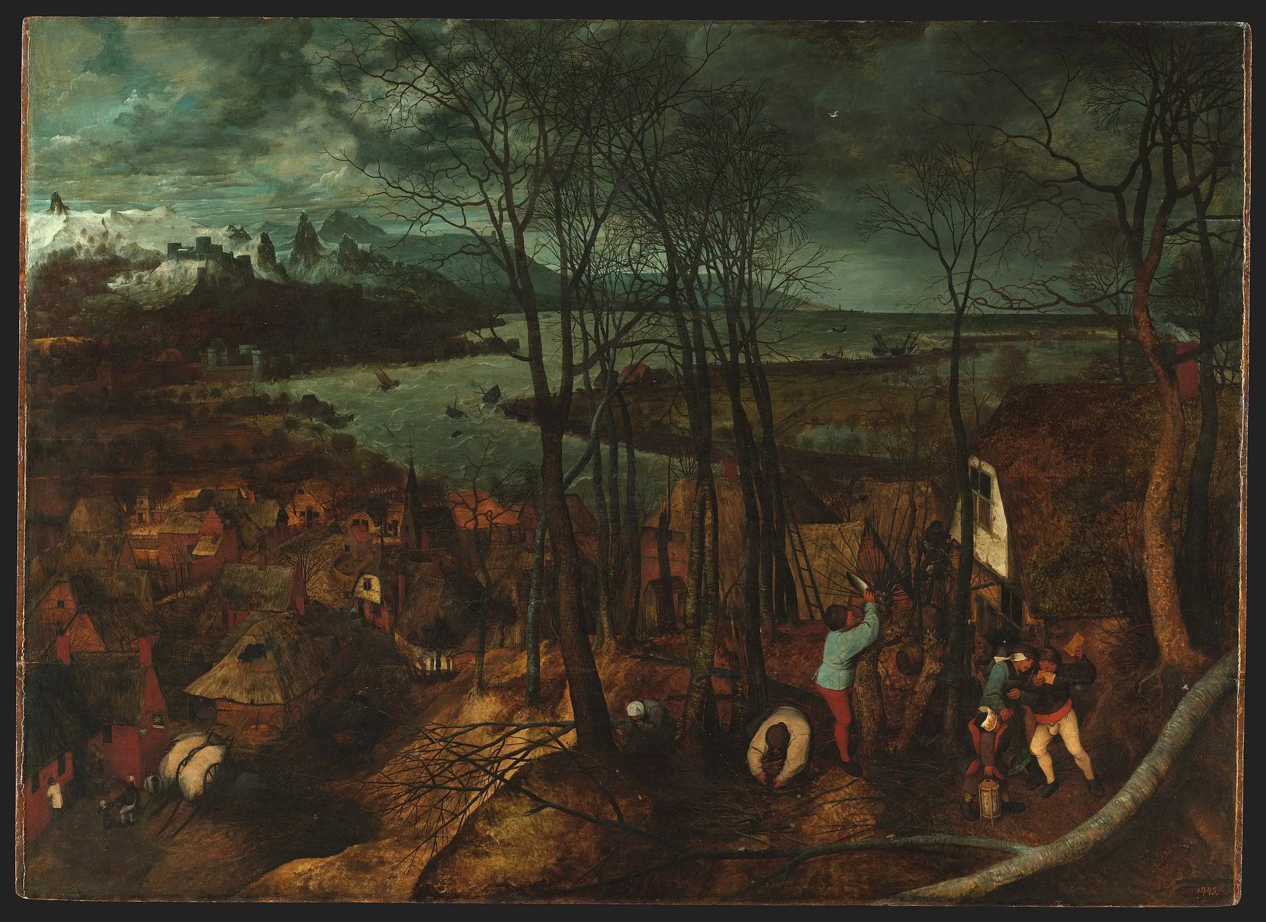 La Journée sombre - Pieter Brueghel the Elder - Alpha Reproduction
