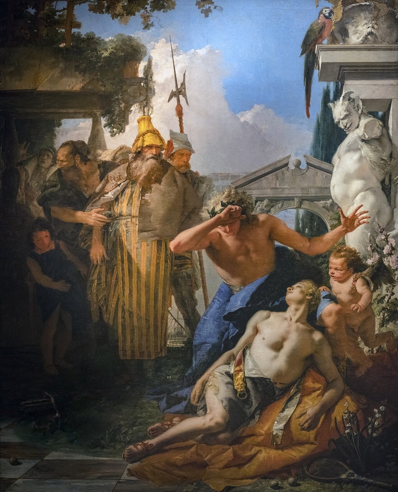 La Mort d'Hyacinthe - Giovanni Battista Tiepolo