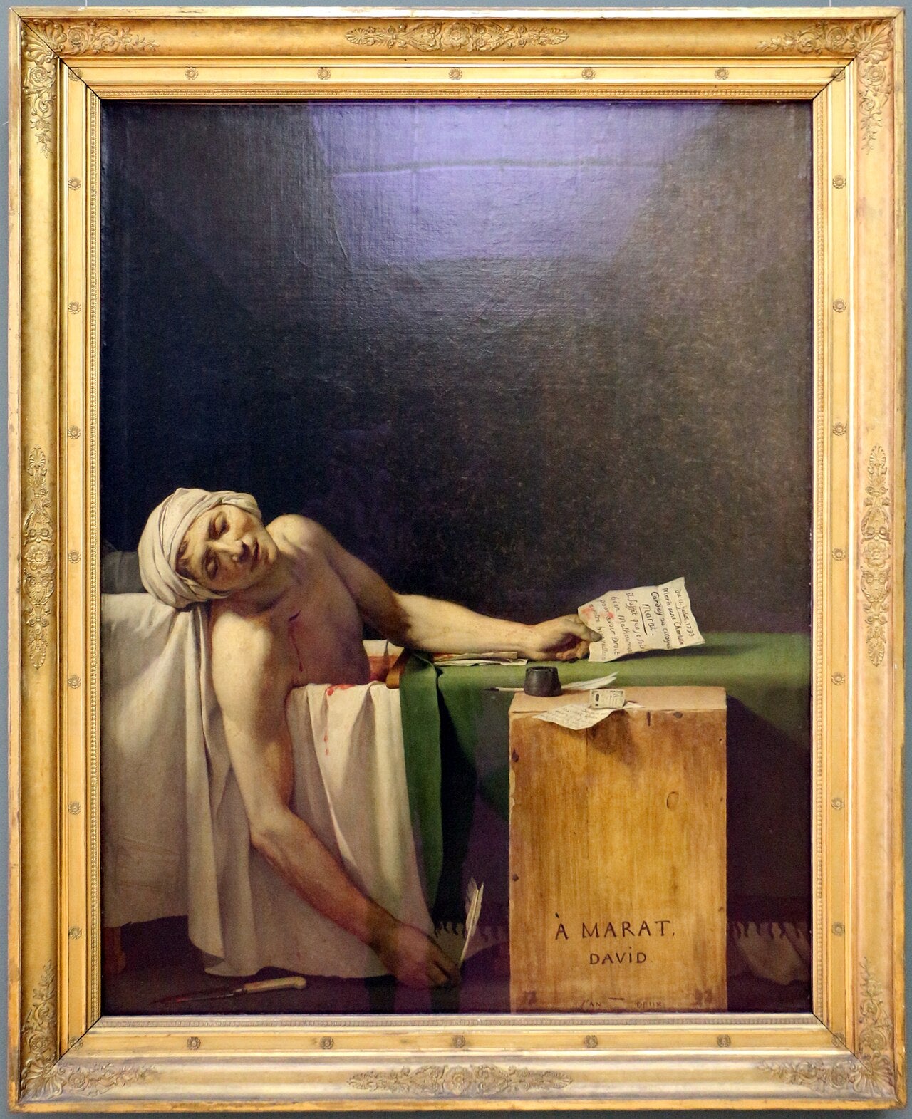 Marats Død - Jacques-Louis David