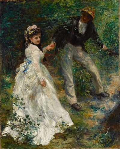 Reproduction du tableau « La Promenade - Pierre-Auguste Renoir » par Alpha Reproduction en peinture à l’huile