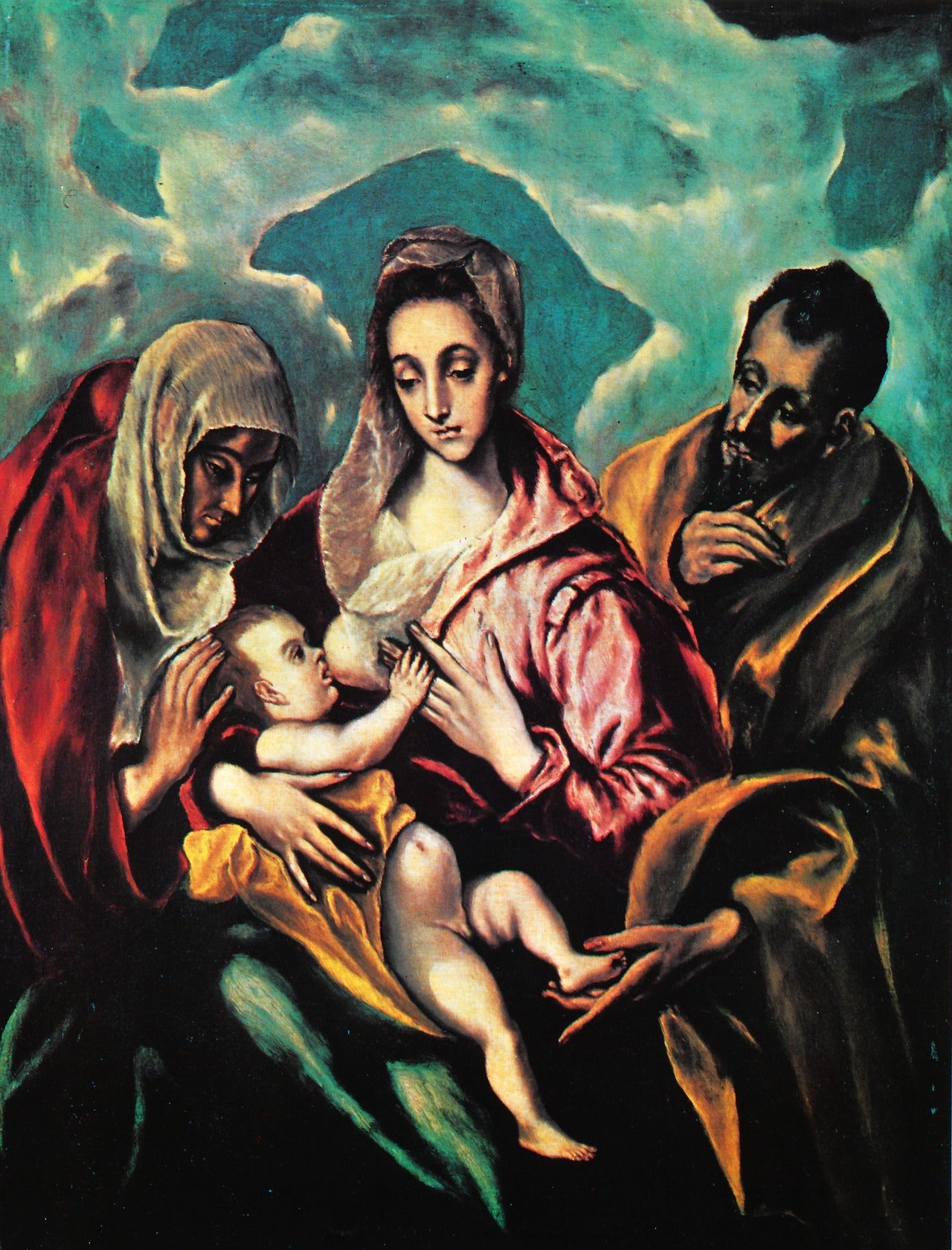 Den Hellige Familie - El Greco