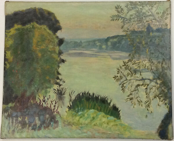 Reproduction du tableau « La Seine à Vernon - Pierre Bonnard » par Alpha Reproduction en peinture à l’huile
