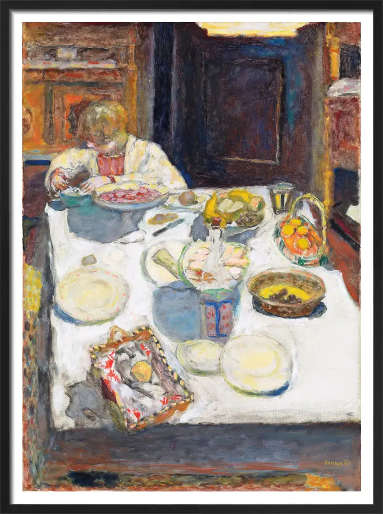 Reproduction du tableau « La Table - Pierre Bonnard » par Alpha Reproduction en peinture à l’huile