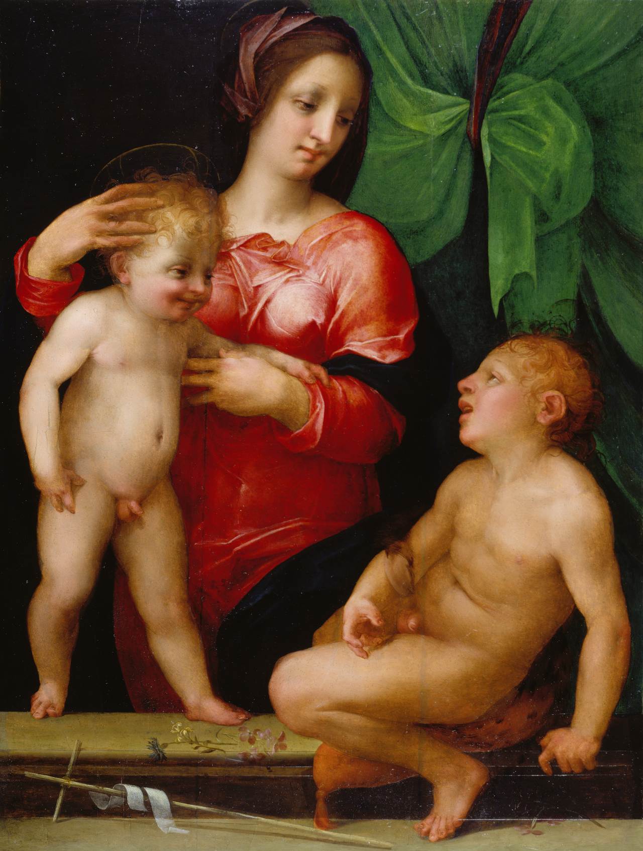 La Vierge à l’Enfant avec le petit saint Jean - Rosso Fiorentino - Alpha Reproduction