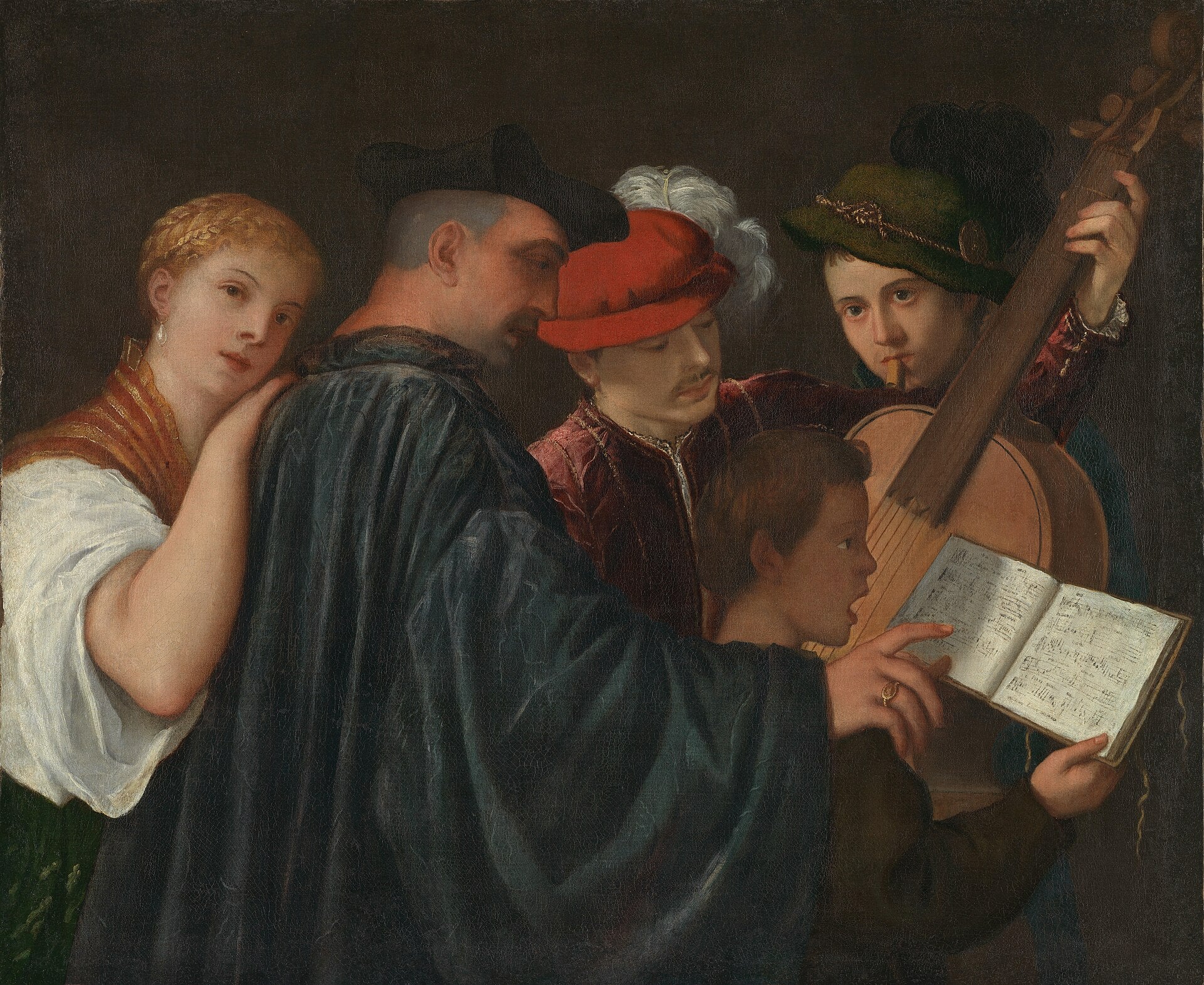 La leçon de musique - Titian