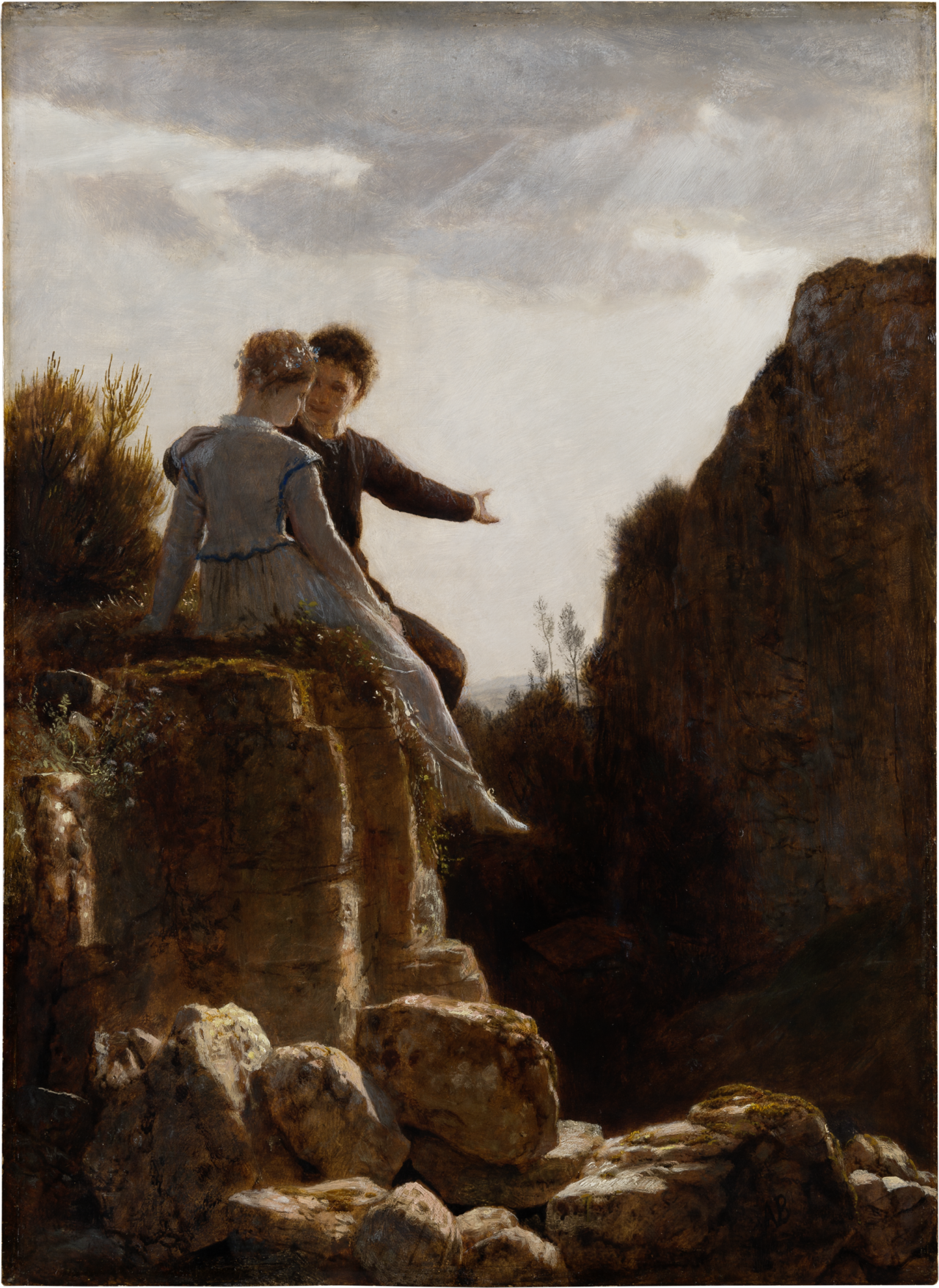 La lune de miel - Arnold Böcklin