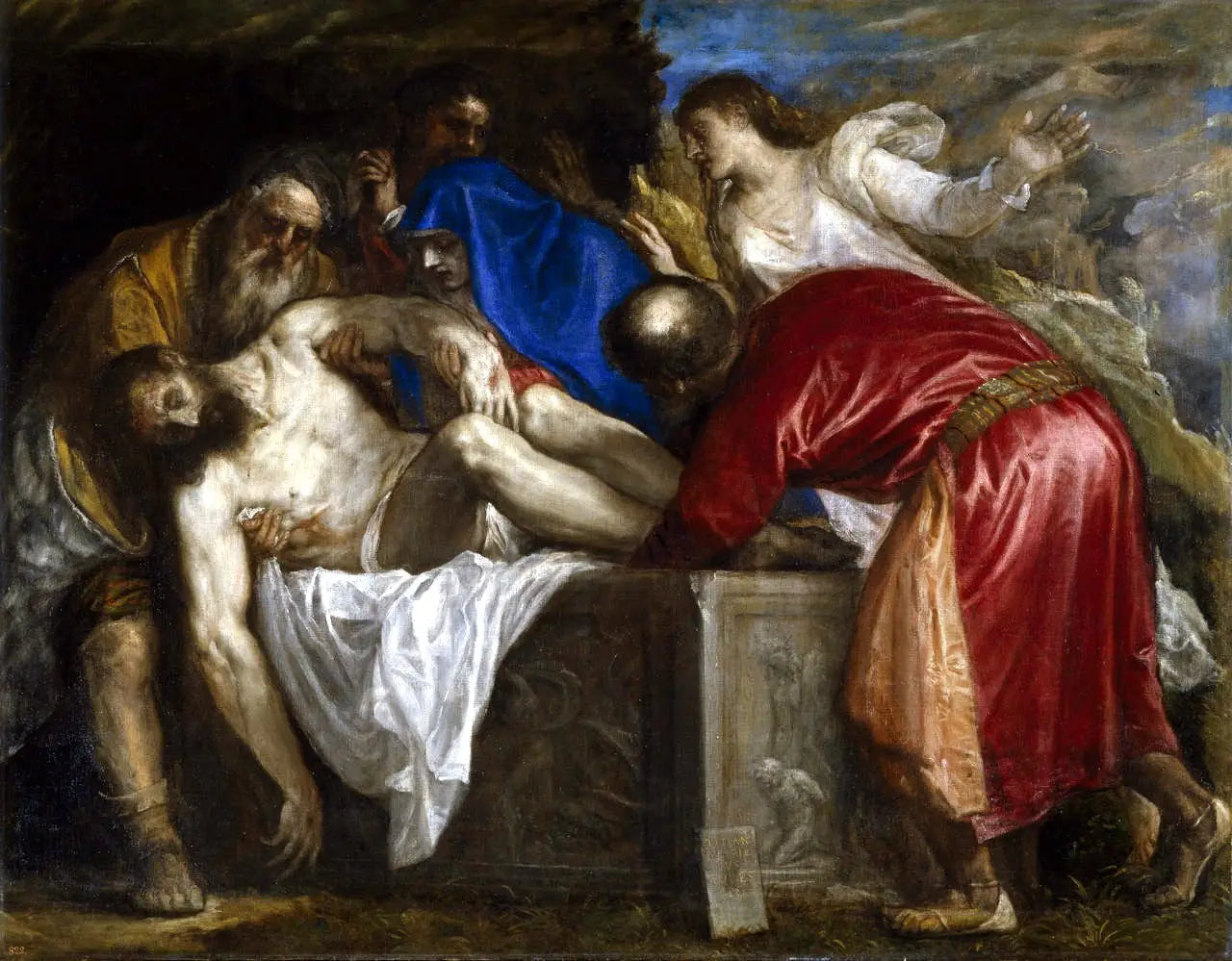 La mise au tombeau - Titian - Alpha Reproduction