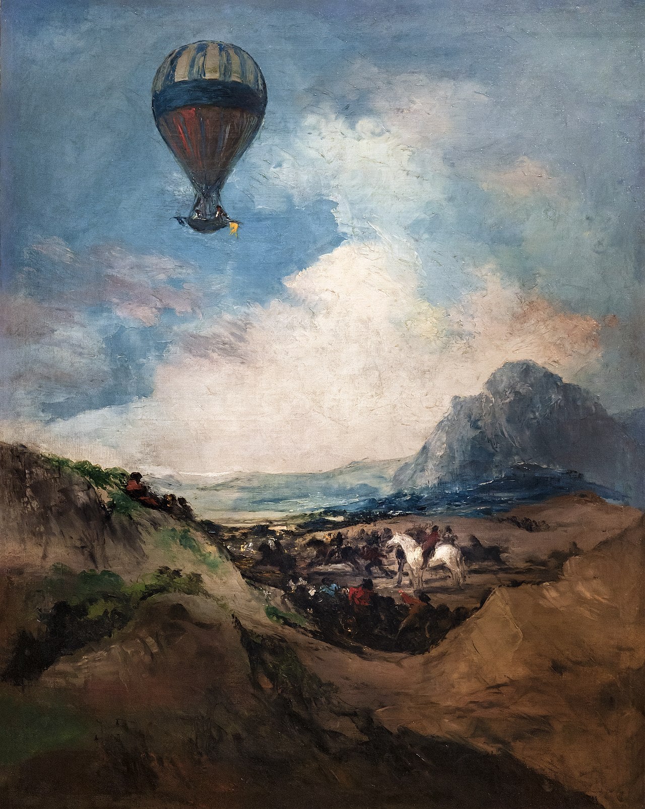 Reproduction du tableau « Le Ballon - Francisco de Goya » par Alpha Reproduction en peinture à l’huile