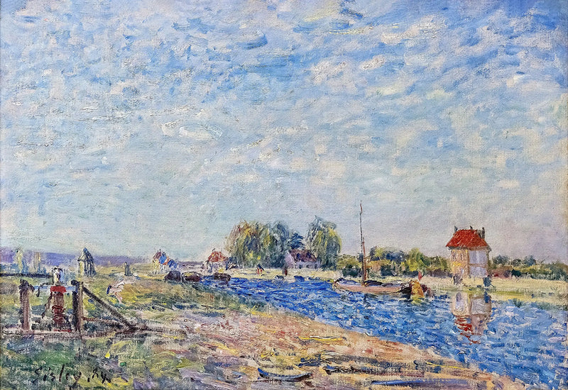 Loing-kanalen - Alfred Sisley