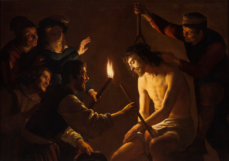 Kristus under mishandling - Gerrit van Honthorst