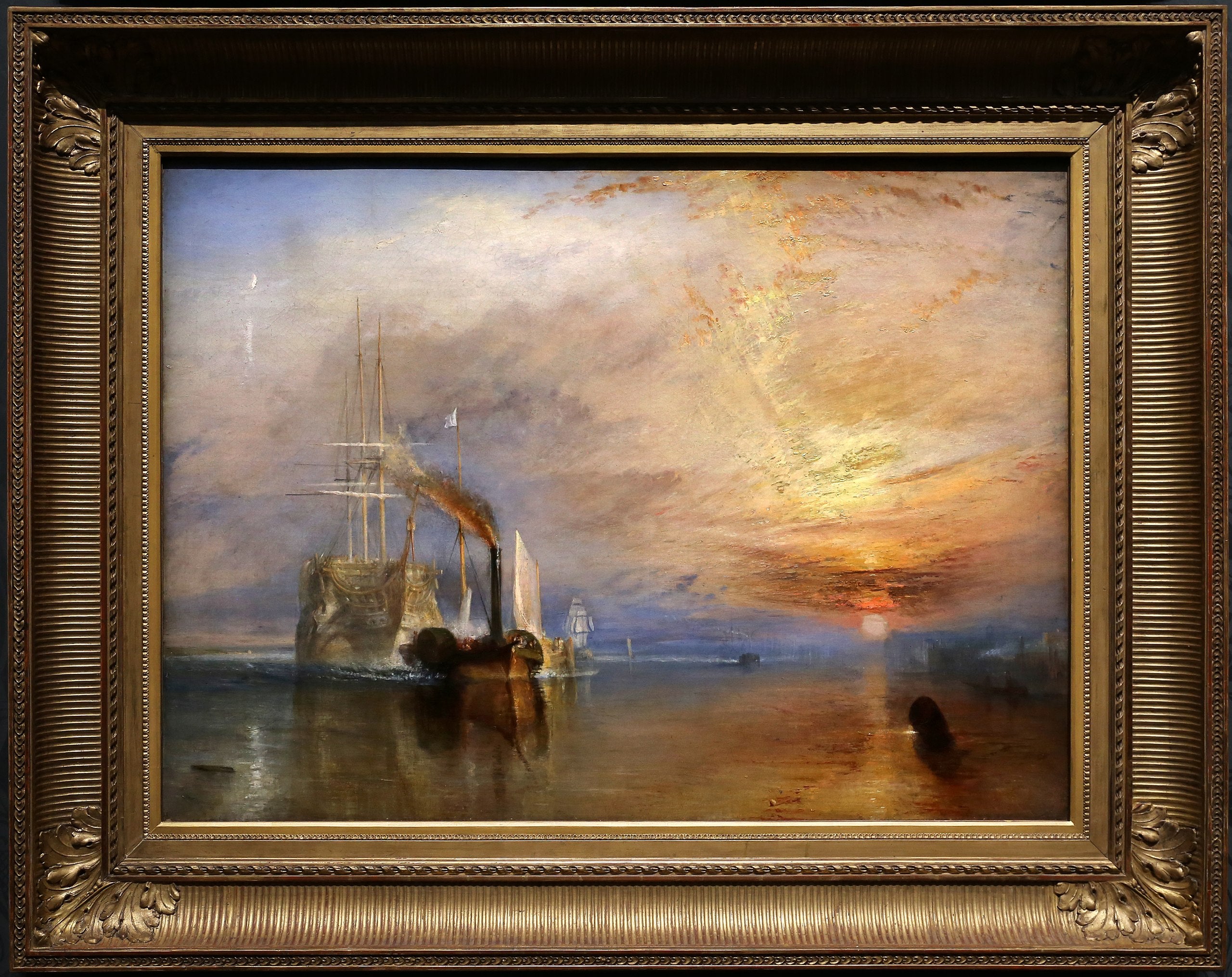 Den Sidste Rejse af Téméraire - J. M. W. Turner