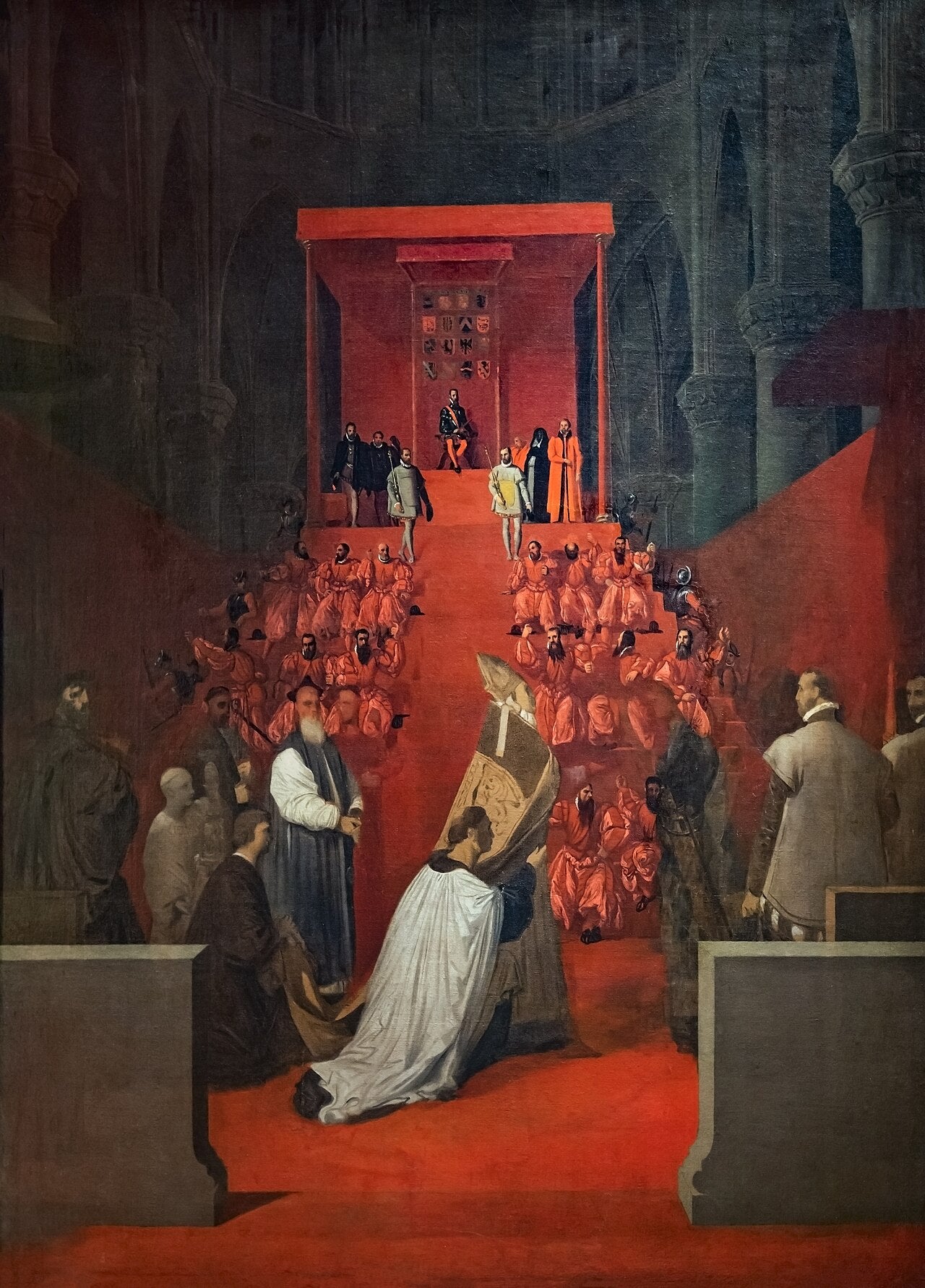 Hertugen af Alba i Sainte-Gudule i Bruxelles - Jean-Auguste-Dominique Ingres
