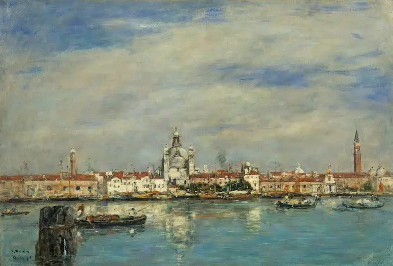 Den Store Kanal, Venedig - Eugène Boudin