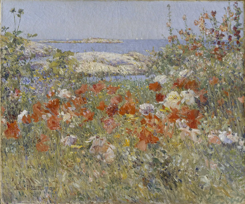 Cecilia Thaxters Have, Shoalsøerne, Maine - Childe Hassam