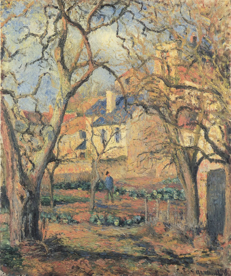 Køkkenhaven ved L'Hermitage - Camille Pissarro