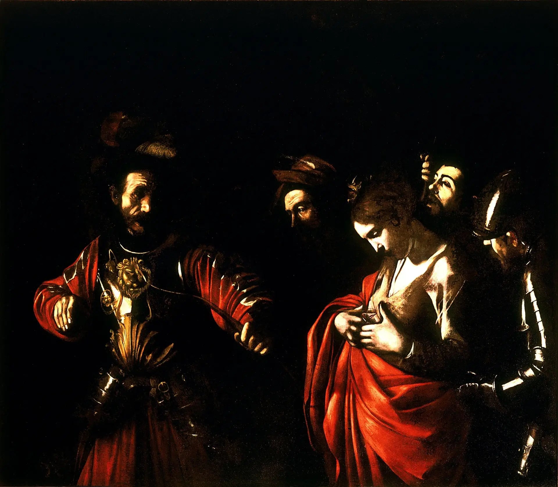 Reproduction du tableau « Le Martyre de sainte Ursule - Le Caravage » par Alpha Reproduction en peinture à l’huile