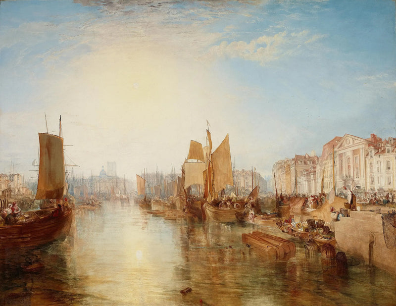 Dieppe Havn - J. M. W. Turner