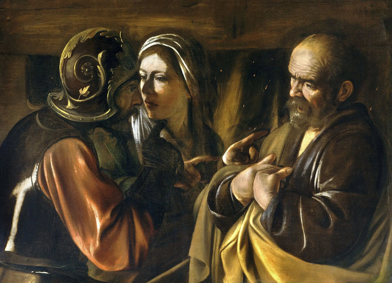 Peters Fornægtelse - Caravaggio