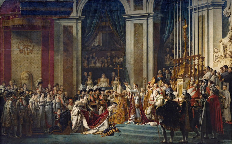 Napoleons kroning - Jacques-Louis David
