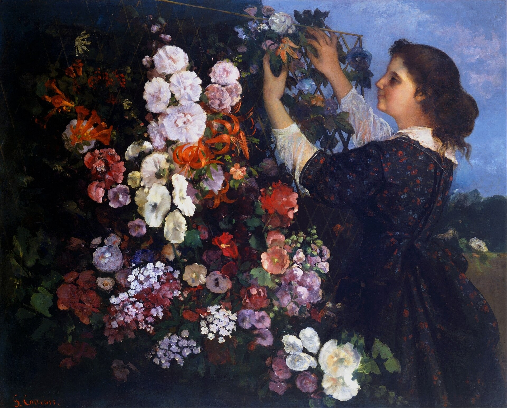 Le Treillis - Gustave Courbet