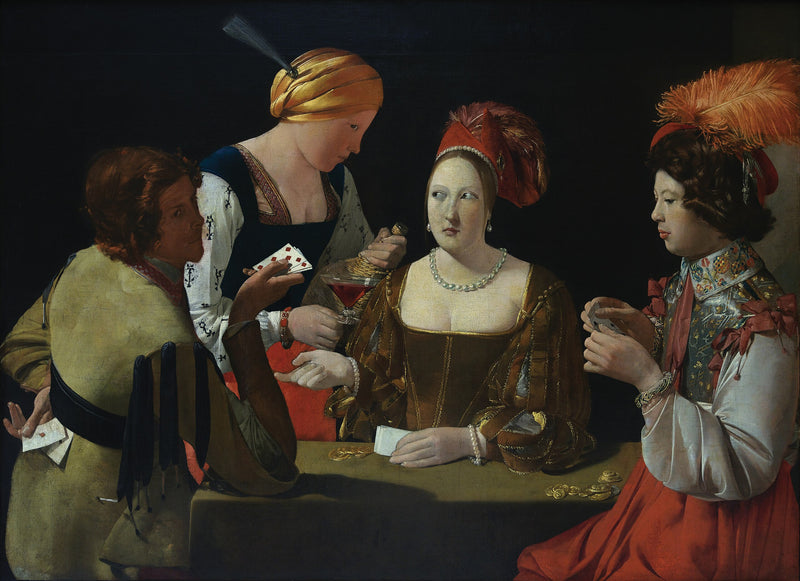 Cheat med firkanten - Georges de La Tour
