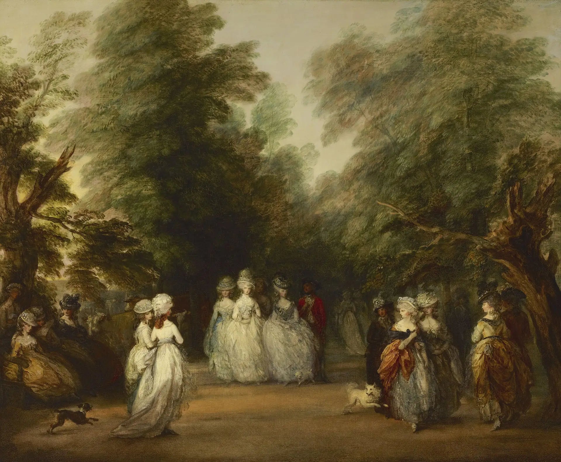 Le centre commercial de St. James’s Park - Thomas Gainsborough - Alpha Reproduction