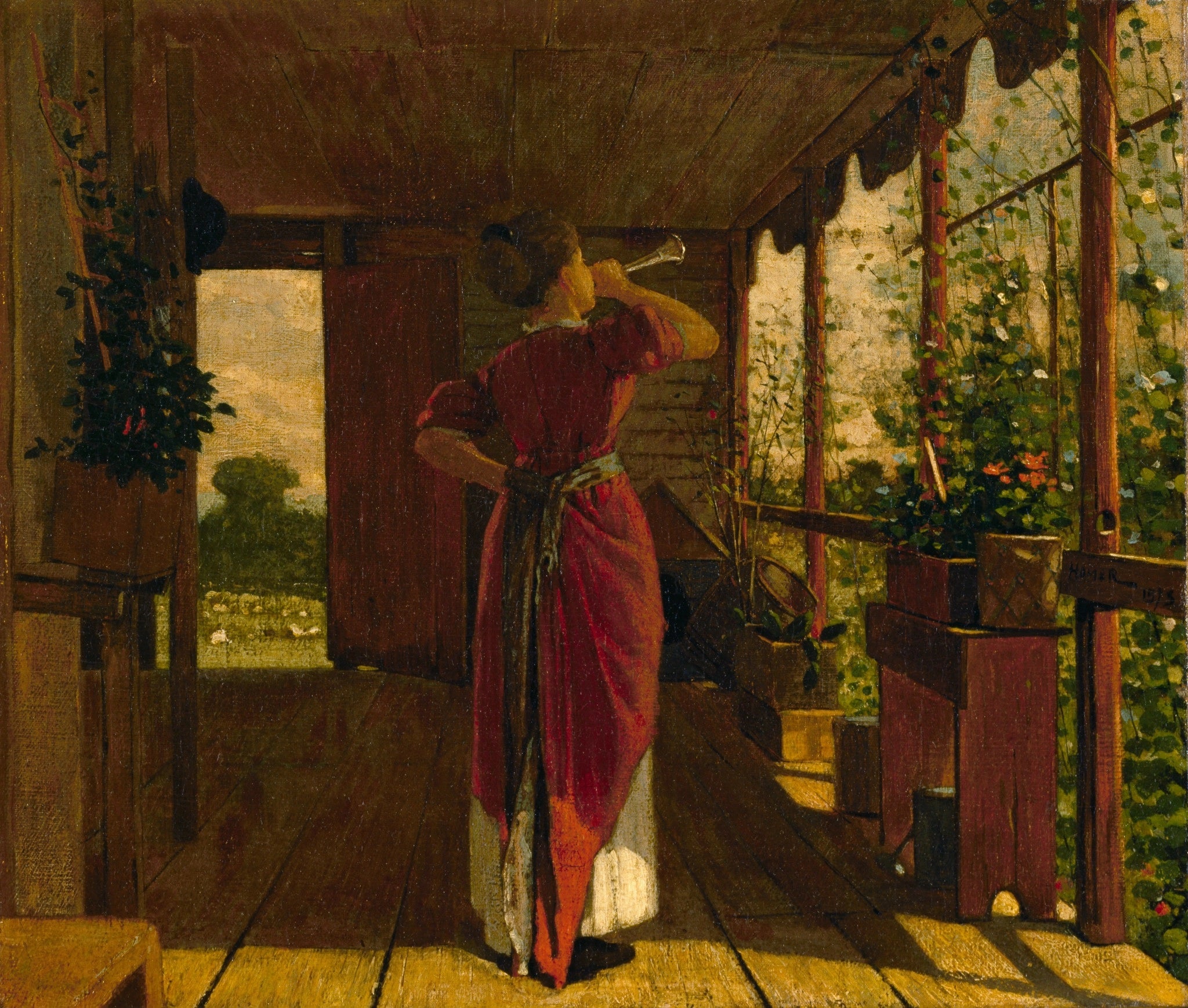 Le cor du dîner - Winslow Homer