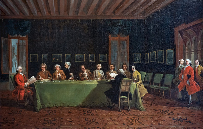 Det diplomatiske kloster - Francesco Guardi