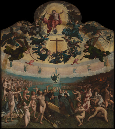 Le jugement dernier et le septième acte de miséricorde - Bernard van Orley