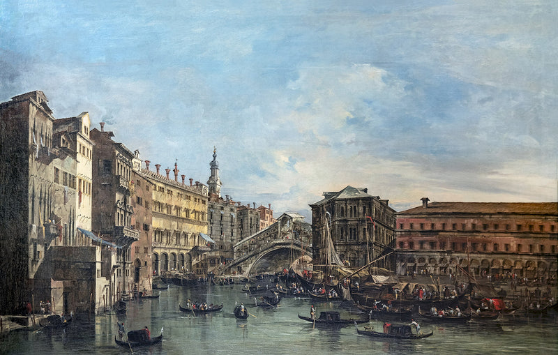 Rialto-broen - Francesco Guardi