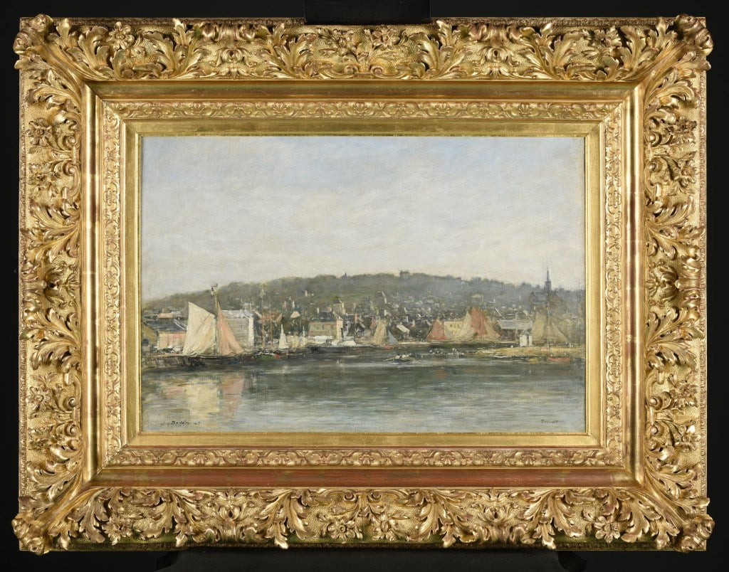 Trouville havn om morgenen - Eugène Boudin