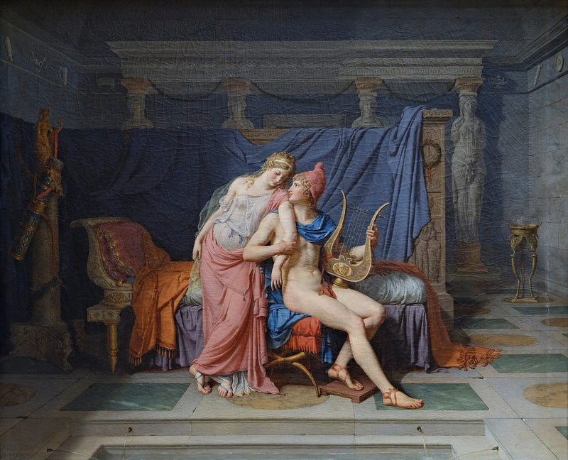 Kærligheden i Paris og Hélène - Jacques-Louis David