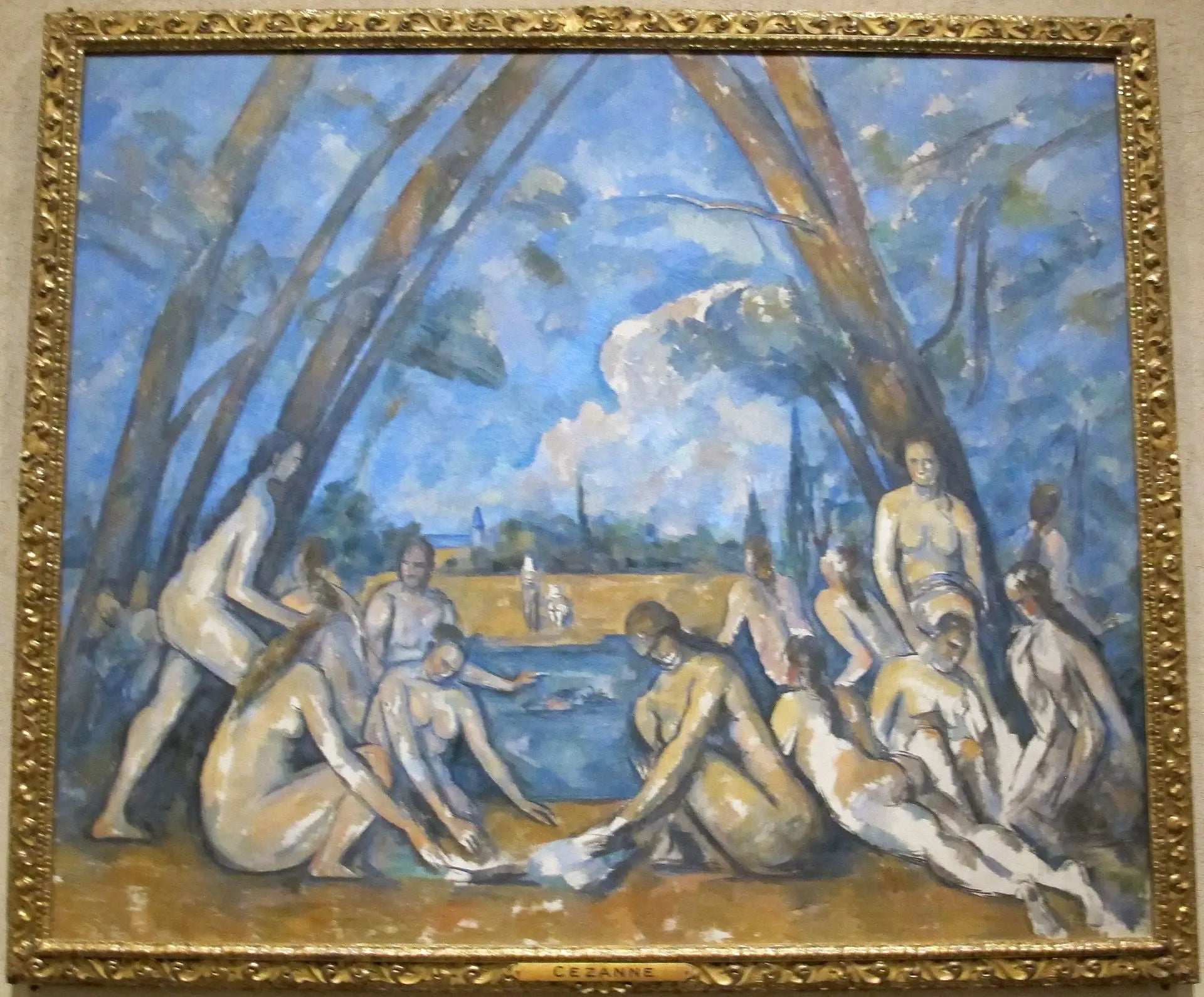 Les Grandes Baigneuses - Paul Cézanne - Alpha Reproduction