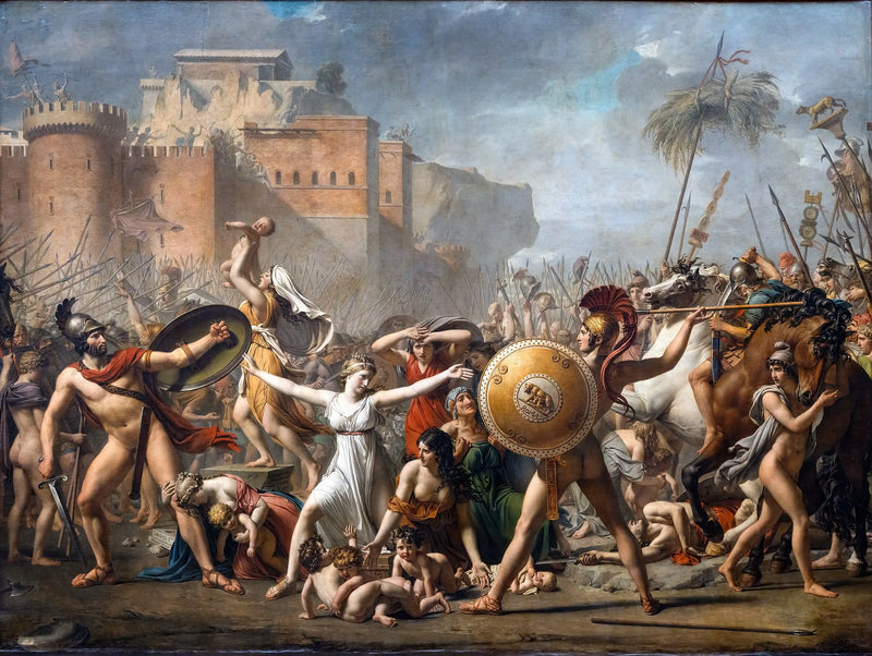 Sabinerne - Jacques-Louis David