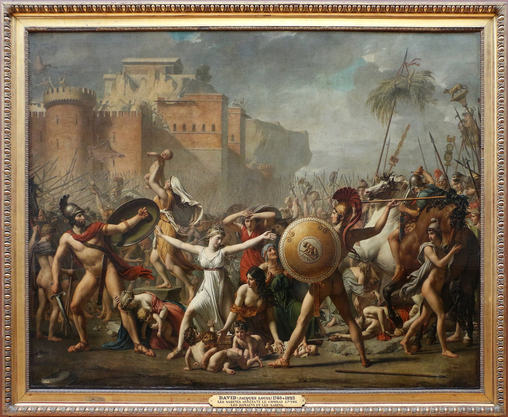 Sabinerne - Jacques-Louis David