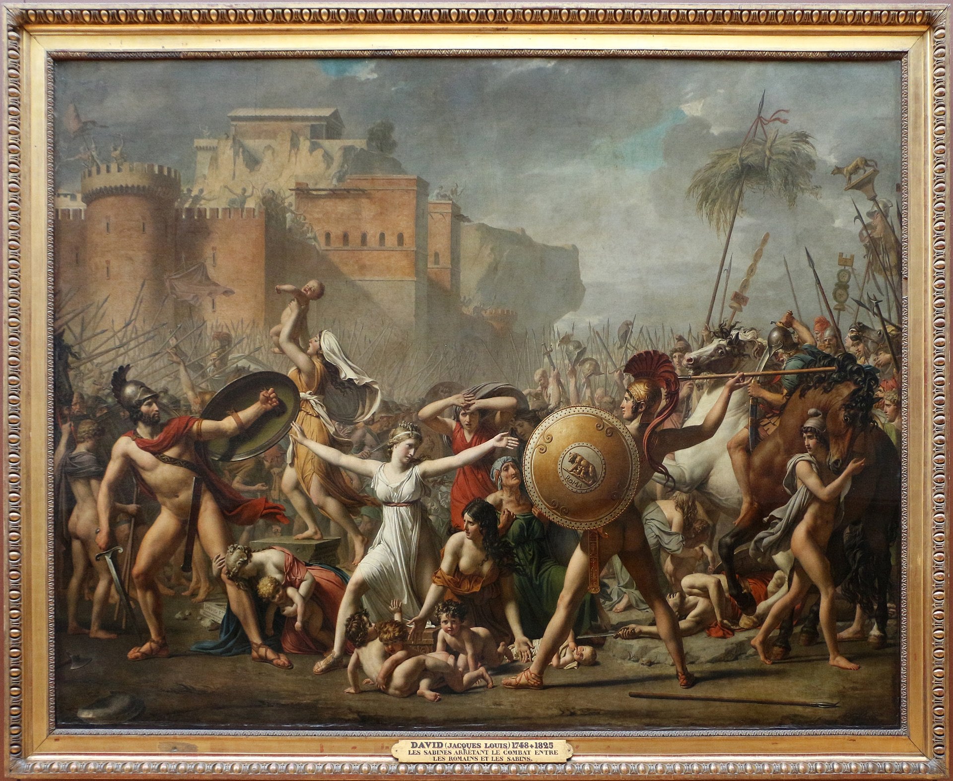 Sabinerne - Jacques-Louis David