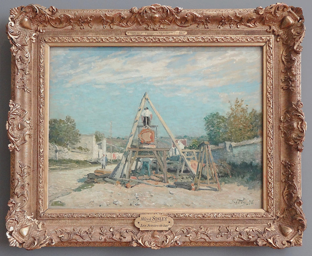Langsavskærerne - Alfred Sisley