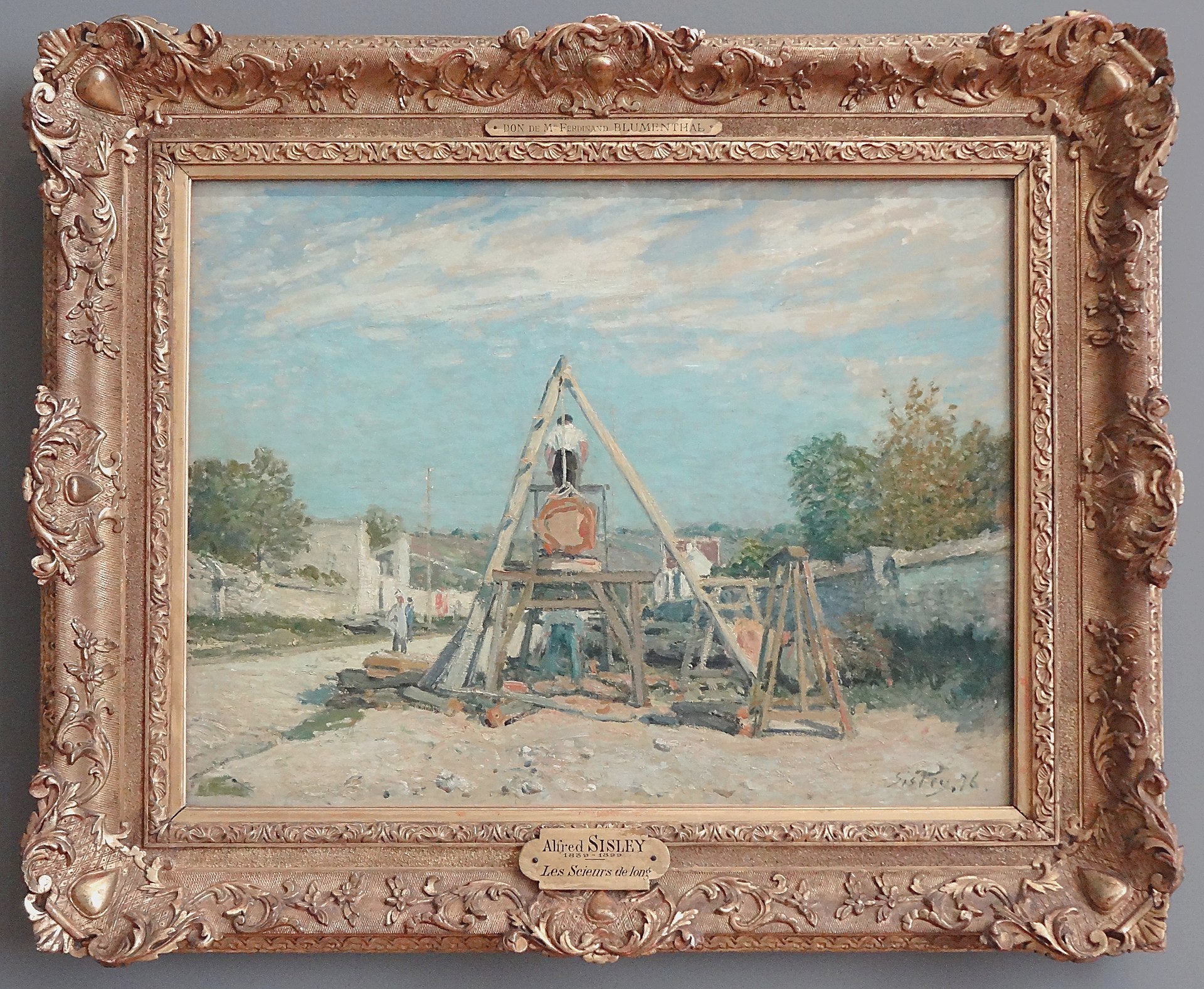 Langsavskærerne - Alfred Sisley