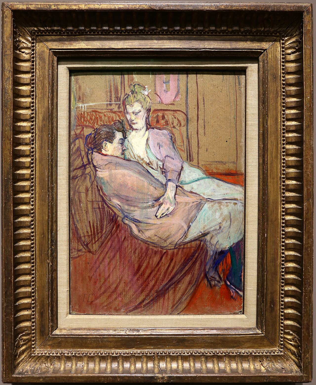 De to venner - Henri de Toulouse-Lautrec