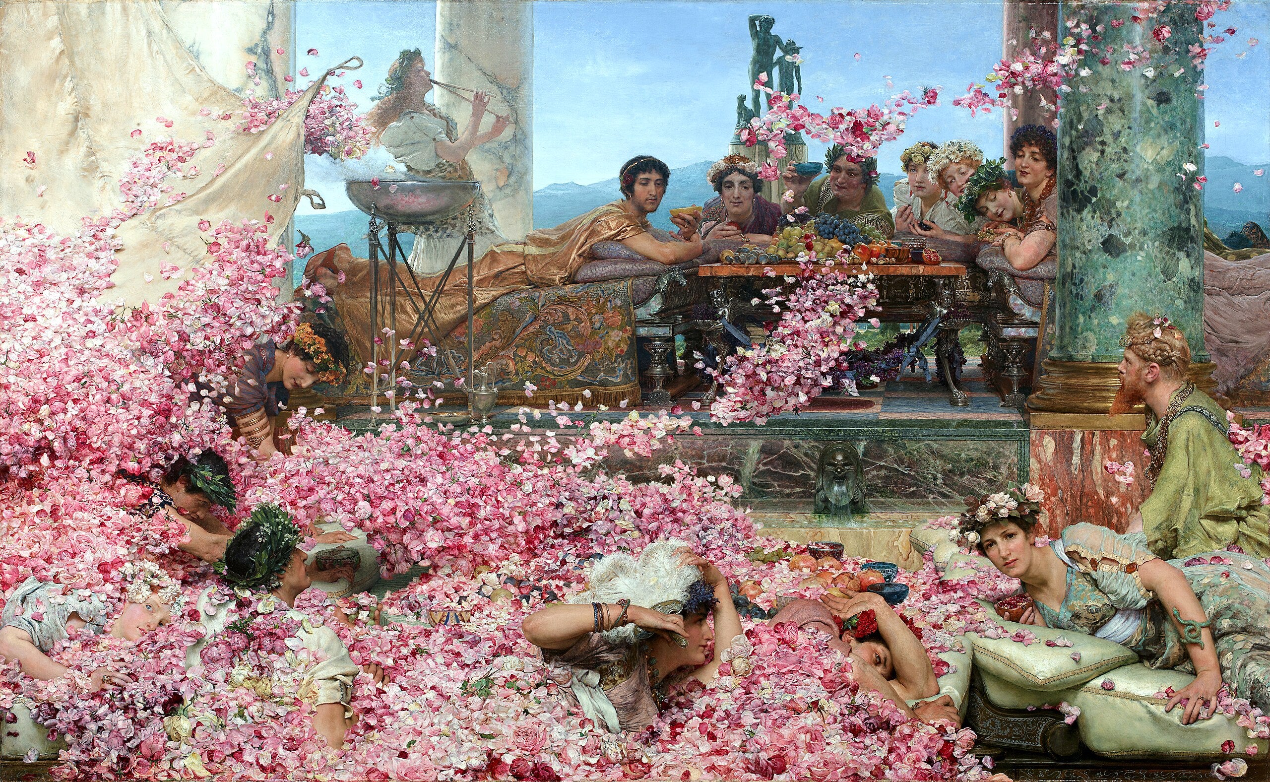 Les roses d'Héliogabale - Lawrence Alma-Tadema